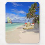 Funny Christmas Polar Bears mousepads