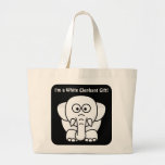 Funny Christmas Present: Real White Elephant Gift! Canvas Bags