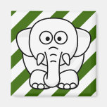 Funny Christmas Present: Real White Elephant Gift! Fridge Magnets