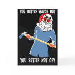 FUNNY CHRISTMAS SANTA CARD