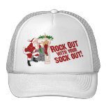Funny Christmas Santa Claus Mesh Hat