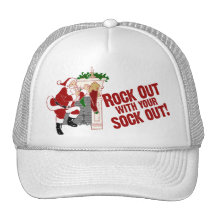 Funny Christmas Santa Claus Mesh Hat