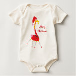 Funny Christmas T-Shirt - Giraffe in Santa Suit