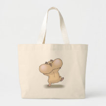 funny chubby cheeks hamster tote bag