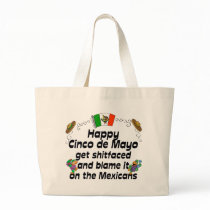 Funny Cinco de Mayo Canvas Bags