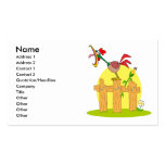 funny cock a doodle doo rostering crowing business cards