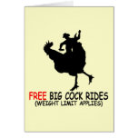 Funny cock,funny rodeo cards