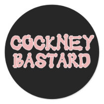 Funny cockney bastard sticker