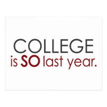 Funny College Grad Post Cards