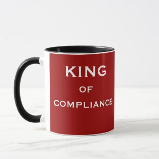 Funny Compliance Job Title and Boss Name mug