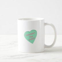 Funny conversation heart: Valentine's Day sucks! Coffee Mugs