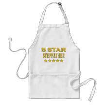Funny Cool Gifts : Five Star Stepfather Aprons