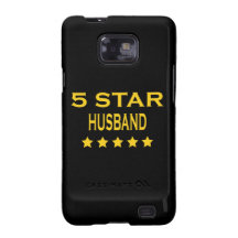 Funny Cool Gifts for Husbands : Five Star Husband Samsung Galaxy SII Covers
