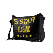 Funny Cool Gifts for Husbands : Five Star Husband Messenger Bag