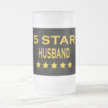 Funny Cool Gifts for Husbands : Five Star Husband Coffee Mugs