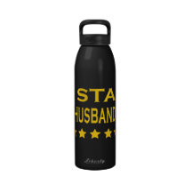 Funny Cool Gifts for Husbands : Five Star Husband Drinking Bottles