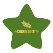 Funny Corn Star Sticker