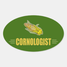 Funny Corn Sticker
