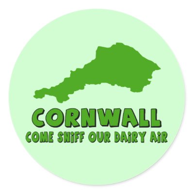 Funny Cornwall Sticker | Zazzle.co.uk