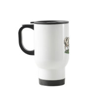 funny cow biting tail mugs