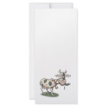 funny cow biting tail rack cards