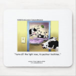 Funny Cows: Mouse Pad "Pasteur Bedtime"