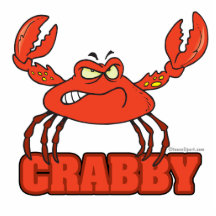 funny crabby red crab with an attitude photo cut outs