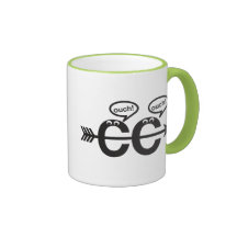 Funny Cross Country Running - Ouch! Mugs