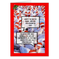 Funny,crude Christmas Greeting Cards