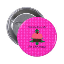 Funny cupcake christmas gifts pinback buttons