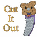 Funny Cut It Out Embroidered Shirt embroidered shirts