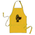 Funny cute anteater apron design