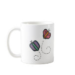 funny cute cartoon butterflies mugs