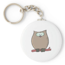 funny cute cartoon owl keychains