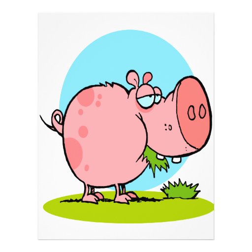 pig eating clipart - photo #9