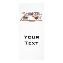 funny cute silly wedding pigs bride groom custom rack cards