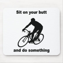 Funny cycling mousepad