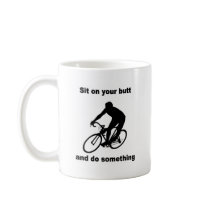 Funny cycling mugs