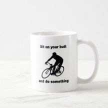 Funny cycling mugs
