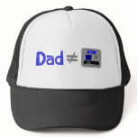 Funny Dad Not Equal ATM hats