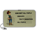 Funny Dad Quote Doodle Portable Speaker