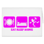 Funny dancing card