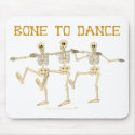 Funny Dancing Skeletons Bone To Dance Cartoon mousepads