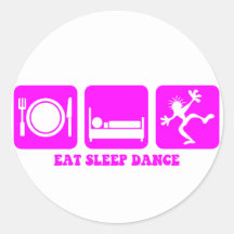 Funny dancing sticker