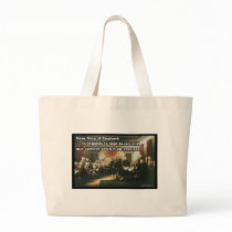 Funny Declaration of Independence Canvas Bag