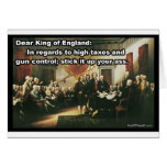 Funny Declaration of Independence Greeting Card