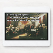 Funny Declaration of Independence Mouse Pad