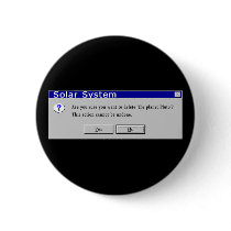 Funny Demoted Pluto Design Pinback Button