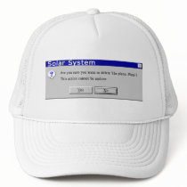 Funny Demoted Pluto Design Mesh Hat