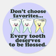 Funny Dental Humour Sticker